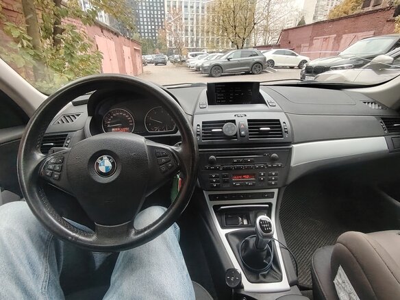2008 BMW X3 20d I (E83) Рестайлинг, серебристый, 870000 рублей - вид 7