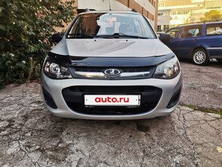 2014 Lada (ВАЗ) Kalina II, серебристый, 350000 рублей, вид 2