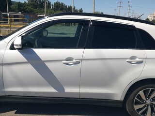 2014 Mitsubishi ASX I Рестайлинг, белый, 1220000 рублей, вид 4