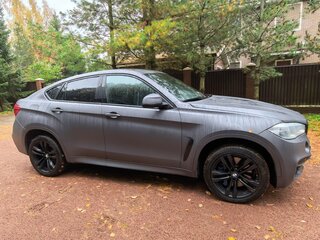 2014 BMW X6 M50d II (F16), серый, 4500000 рублей, вид 4