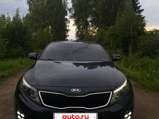 2014 Kia Optima III Рестайлинг, синий, 1420000 рублей, вид 5