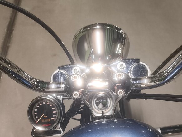 2003 Harley-Davidson XL1200, синий, 850000 рублей - вид 18