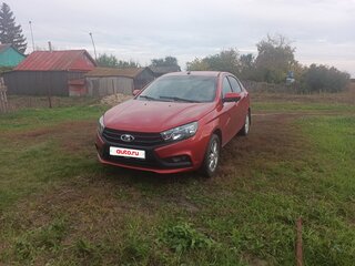 2016 Lada (ВАЗ) Vesta I, красный, 600000 рублей, вид 2