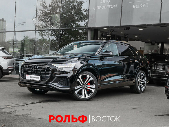2020 Audi Q8 55 TFSI I (4M), чёрный, 6000000 рублей
