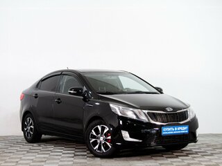 2012 Kia Rio 4-speed III, чёрный, 899000 рублей, вид 1