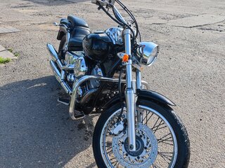2005 Yamaha XVS400 Drag Star, чёрный, 375000 рублей, вид 1