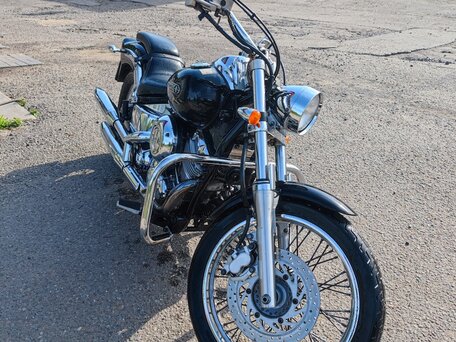 2005 Yamaha XVS400 Drag Star, чёрный, 375000 рублей, вид 1