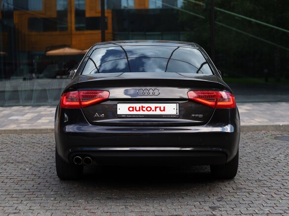 2013 Audi A4 IV (B8) Рестайлинг, чёрный, 1320000 рублей - вид 4