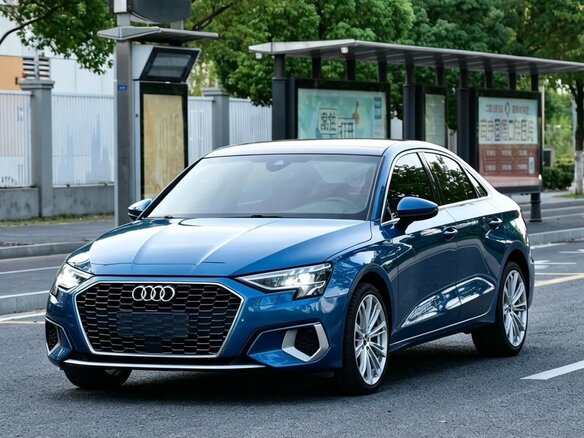 2021 Audi A3 35 TFSI Long IV (8Y), синий, 1700000 рублей - вид 2