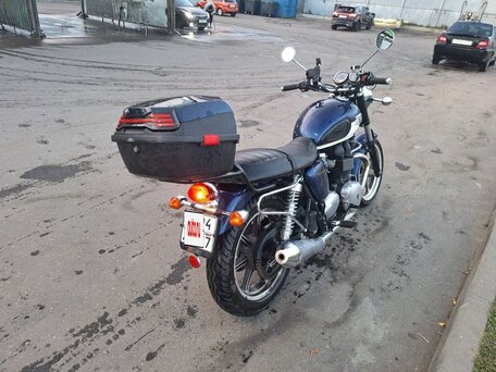 2012 Triumph Bonneville T100, синий, 500000 рублей, вид 2