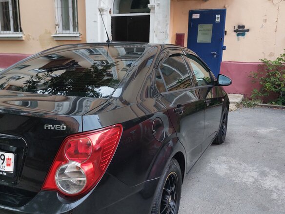 2012 Chevrolet Aveo II, чёрный, 540000 рублей - вид 6