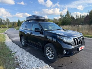 2016 Toyota Land Cruiser Prado 150 Series Рестайлинг 1, чёрный, 3900000 рублей, вид 3