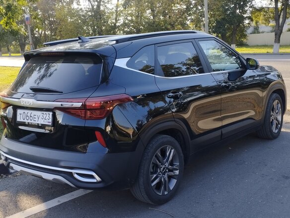 2022 Kia Seltos I Рестайлинг, чёрный - вид 13
