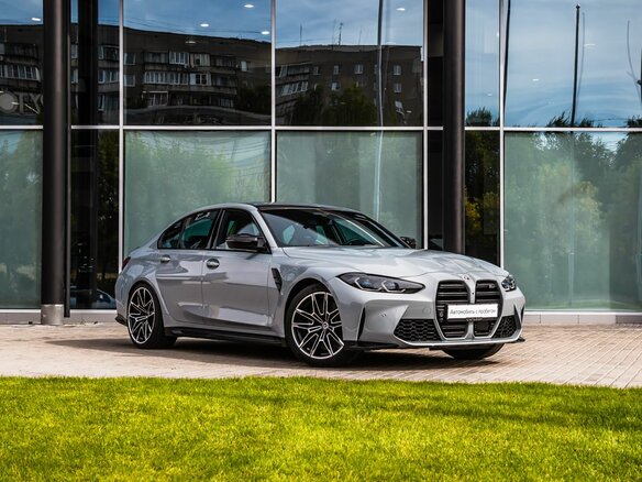 2022 BMW M3 Competition Package VI (G80), серый, 10730000 рублей - вид 4