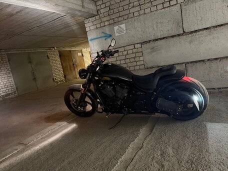 2013 Yamaha XVS1300, чёрный, 950000 рублей, вид 2