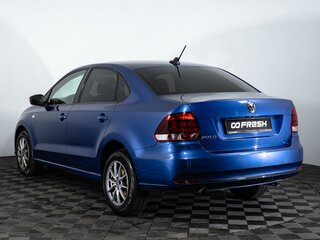 2019 Volkswagen Polo V Рестайлинг, синий, 1368000 рублей, вид 2