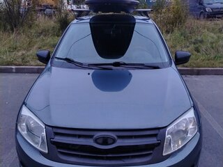 2014 Lada (ВАЗ) Granta I, серый, 520000 рублей, вид 3