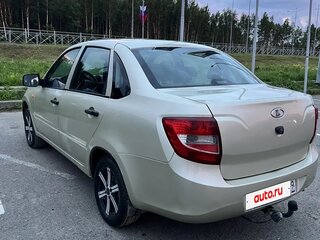 2013 Lada (ВАЗ) Granta I, жёлтый, 220000 рублей, вид 5