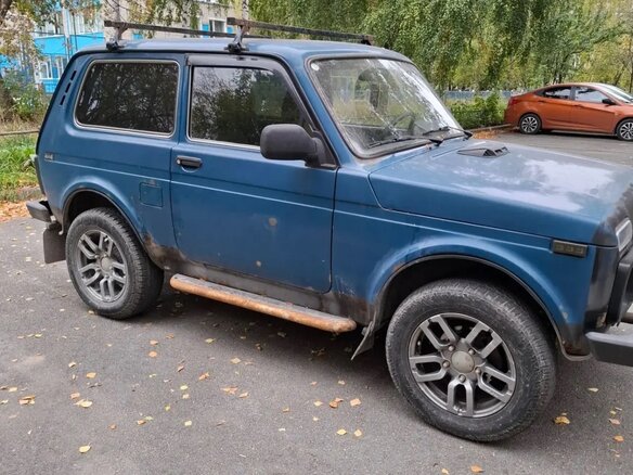 2011 Lada (ВАЗ) 2121 (4x4) I Рестайлинг, синий, 305000 рублей - вид 3