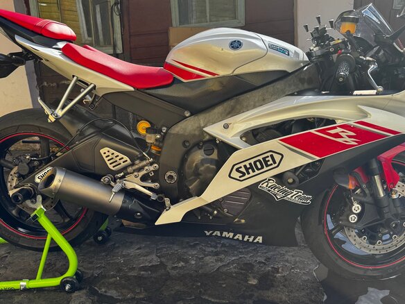 2008 Yamaha YZF-R6, белый, 750000 рублей - вид 3