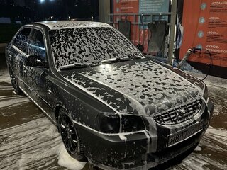 2004 Hyundai Accent ТагАЗ II, серый, 420000 рублей, вид 4