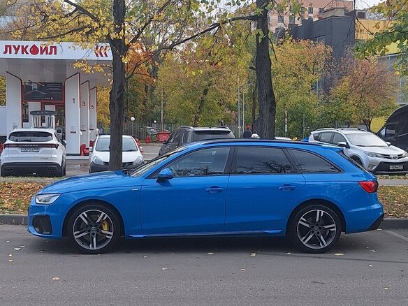 2020 Audi A4 30 TDI V (B9) Рестайлинг, синий, 2499000 рублей - вид 6