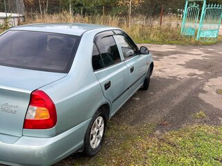 2008 Hyundai Accent ТагАЗ II, голубой, 350000 рублей, вид 3