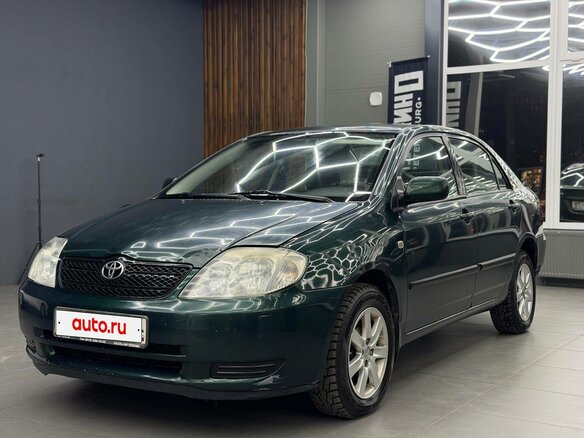 2002 Toyota Corolla IX (E120, E130), зелёный, 261000 рублей