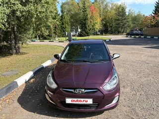 2014 Hyundai Solaris I, пурпурный, 850000 рублей, вид 1