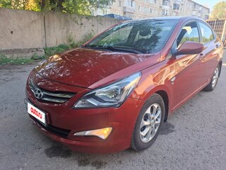 2016 Hyundai Solaris I Рестайлинг, красный, 1150000 рублей, вид 3