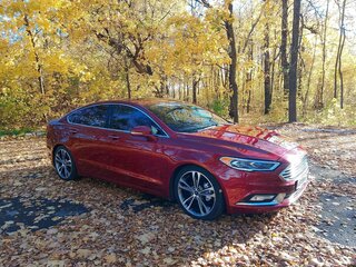 2016 Ford Fusion (North America) II Рестайлинг, пурпурный, 1900000 рублей, вид 3