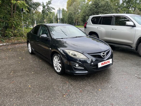 2010 Mazda 6 II (GH) Рестайлинг, чёрный, 750000 рублей - вид 2