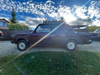 1997 Lada (ВАЗ) 2107, пурпурный, 119000 рублей, вид 5