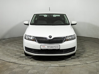 2018 Skoda Rapid I Рестайлинг, белый, 1199700 рублей, вид 2