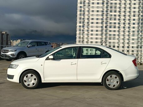 2014 Skoda Rapid I, белый, 765000 рублей, вид 4