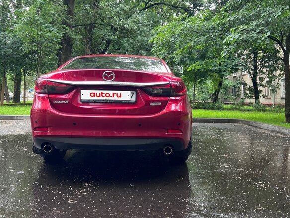 2015 Mazda 6 III (GJ) Рестайлинг, красный, 1670000 рублей - вид 6