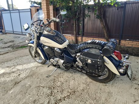 1997 Honda Shadow 400, синий, 285000 рублей, вид 4