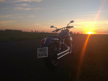 2003 Kawasaki VN1600 Vulcan, синий, 550000 рублей, вид 2
