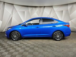 2017 Hyundai Solaris II, синий, 1189000 рублей, вид 4