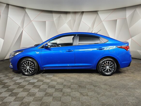 2017 Hyundai Solaris II, синий - вид 3