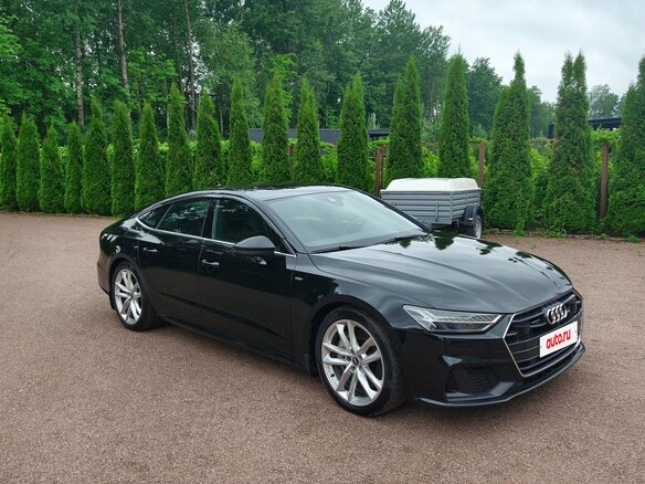 2021 Audi A7 55 TFSI II (4K), чёрный, 6799000 рублей