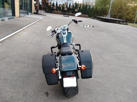 2020 Harley-Davidson Fat Boy, зелёный, 2300000 рублей, вид 5