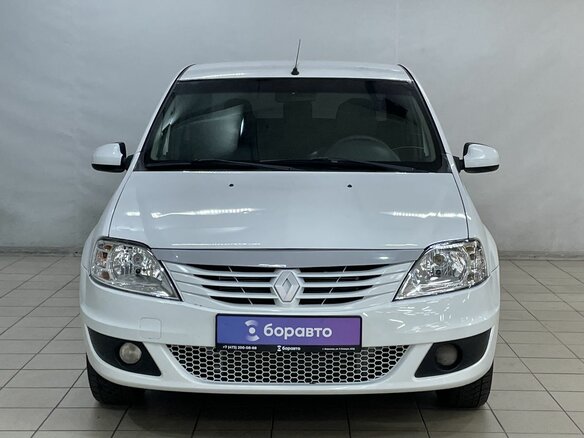 2010 Renault Logan I Рестайлинг, белый - вид 3