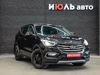 2016 Hyundai Santa Fe III Рестайлинг, чёрный, 1770000 рублей, вид 3