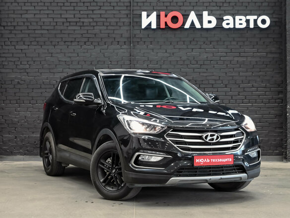 2016 Hyundai Santa Fe III Рестайлинг, чёрный, 1770000 рублей - вид 3