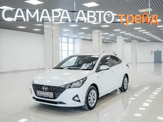 2020 Hyundai Solaris II Рестайлинг, белый, 1311000 рублей, вид 1