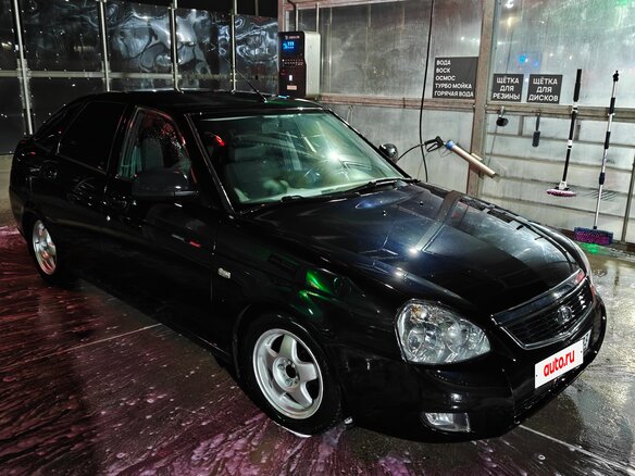2011 Lada (ВАЗ) Priora I, чёрный, 400000 рублей - вид 3