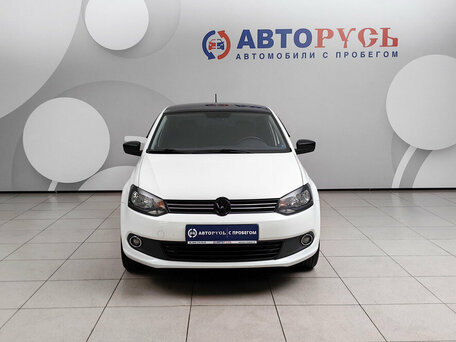 2013 Volkswagen Polo V, белый, 648000 рублей, вид 3