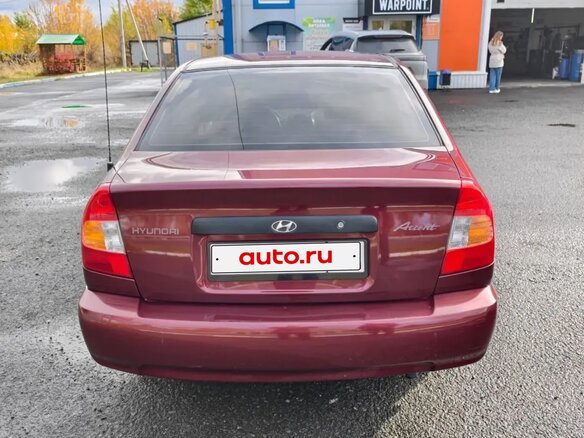 2008 Hyundai Accent ТагАЗ II, красный - вид 3