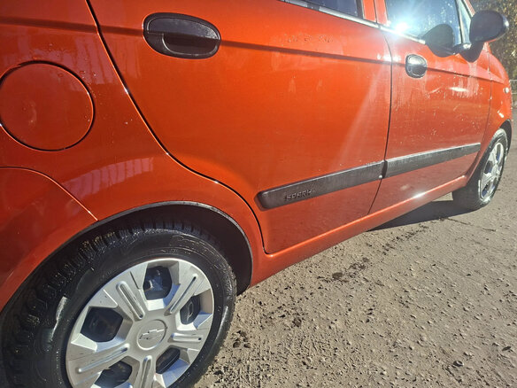 2008 Chevrolet Spark II, оранжевый - вид 9